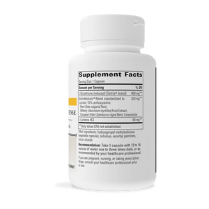 Glutathione Cell Defense by Integrative Therapeutics Supplement Facts