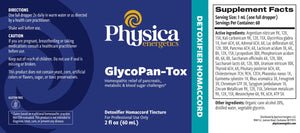 GlycoPan-Tox by Physica Energetics Supplement Facts