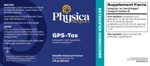 GPS-Tox by Physica Energetics Supplement Facts