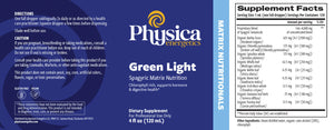 Green Light Spagyric by Physica Energetics Supplement Facts