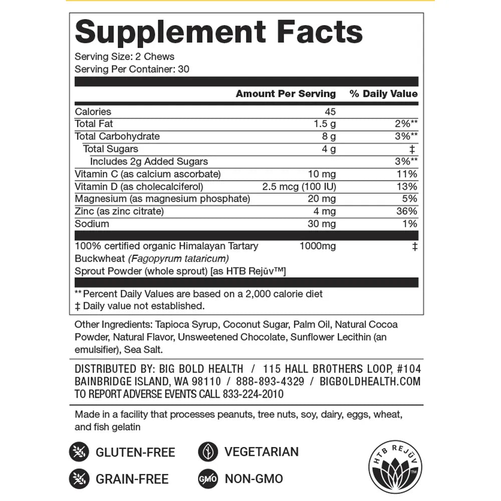 HTB Immune Energy Chews