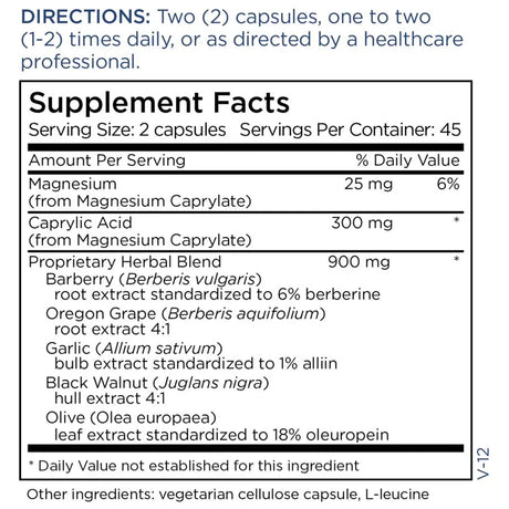 Happy Belly by Metabolic Maintenance Supplement Facts