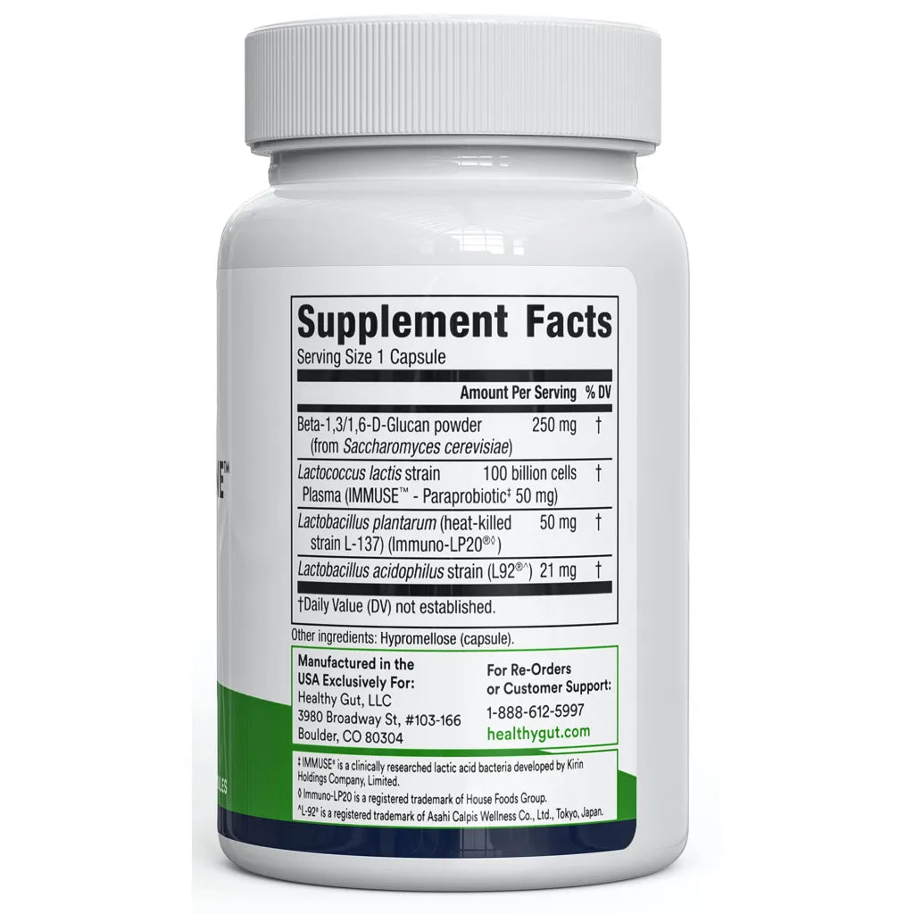 HoloImmune by Healthy Gut Supplement Facts