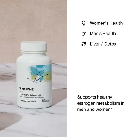 Hormone Advantage by Thorne Graphic