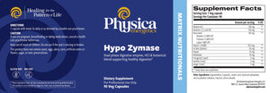 Hypo Zymase by Physica Energetics Supplement Facts