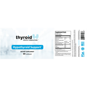 Hypothyroid Support by Thyroid Specific Formulations Supplement Facts