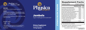 Jambola by Physica Energetics Supplement Facts