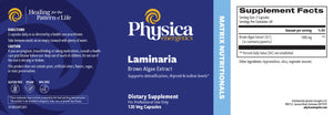 Laminaria by Physica Energetics Supplement Facts