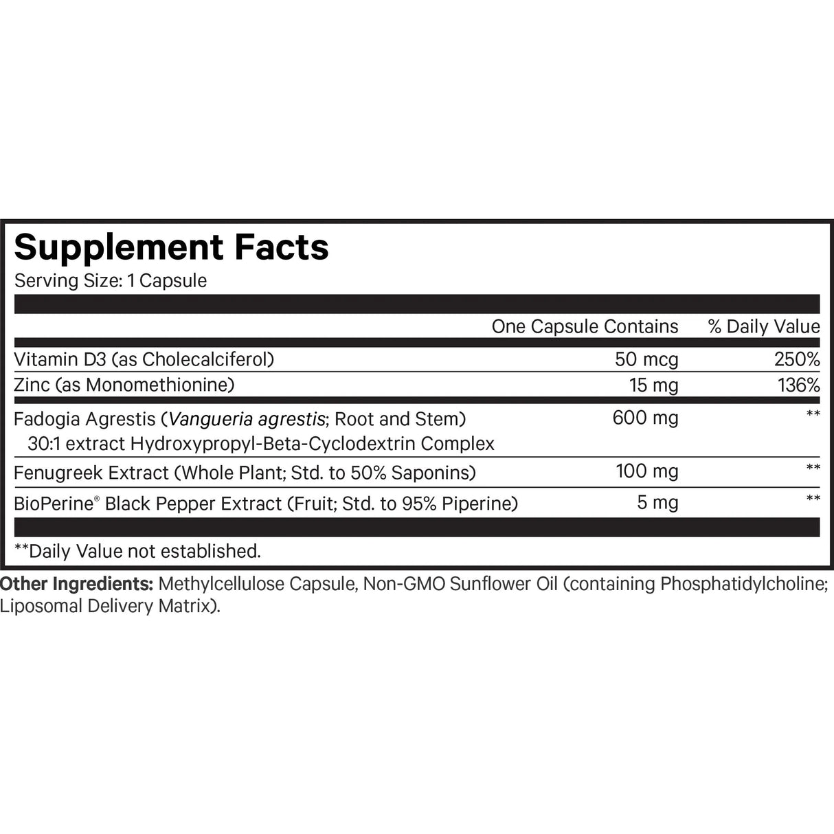 Liposomal Fadogia Agrestis+