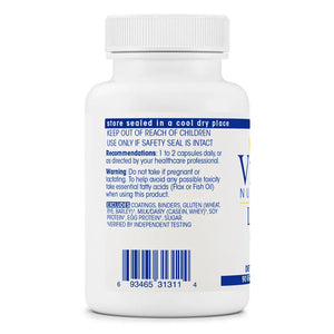 Lithium (orotate) 5mg by Vital Nutrients Supplement Facts Bottle