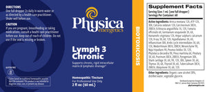 Lymph 3 Chronic by Physica Energetics Supplement Facts