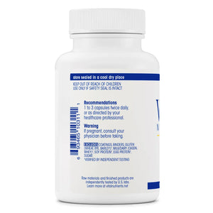 Lysine 500mg by Vital Nutrients Label Bottle