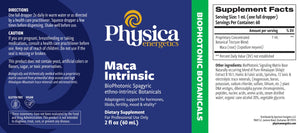 Maca Intrinsic by Physica Energetics Supplement Facts