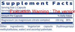Magnesium Citrate by Klaire Labs Supplement Facts