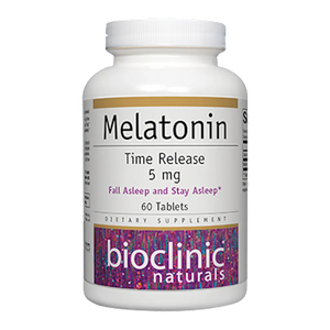 Melatonin Time Release 5mg by Bioclinic Naturals