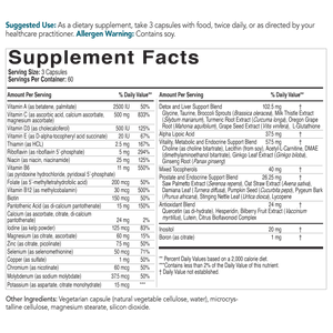 Men's Daily by EcoNugenics Supplement Facts