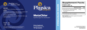 MetaChlor by Physica Energetics Supplement Facts