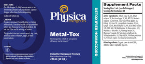 Metal-Tox by Physica Energetics Supplement Facts