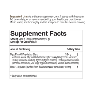 MycoPhyto Complex Powder by EcoNugenics Supplement Facts