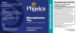 Mycoplasma-Tox by Physica Energetics Supplement Facts