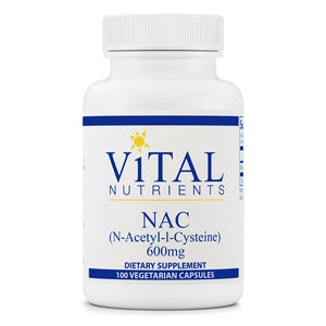 NAC (N-Acetyl-l-Cysteine) 600mg by Vital Nutrients