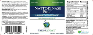 Nattokinase Pro by Enzyme Science Label
