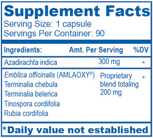 Neem Plus by Ayush Herbs Supplement Facts