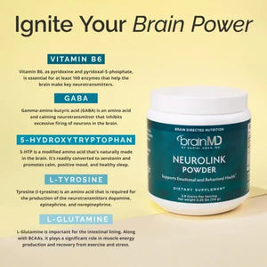 Neurolink Powder by Brain MD Label