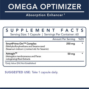 Omega Optimizer by DNA Health Supplement Facts