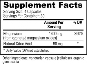 Oxy-Powder by Global Healing Supplement Facts