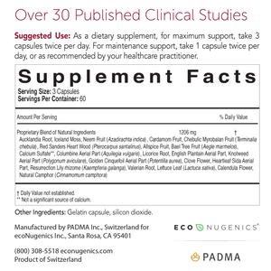 Padma Basic by EcoNugenics Supplement Facts
