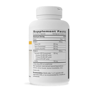 Panplex 2-Phase by Integrative Therapeutics Supplement Facts