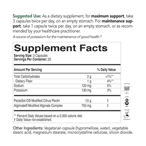 PectaClear by EcoNugenics Supplement Facts