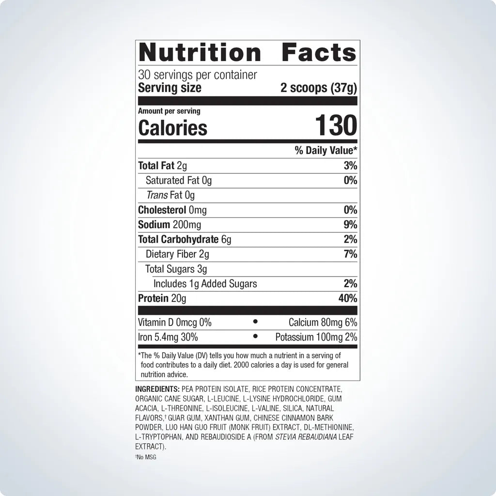 Perfect Protein Pea & Rice