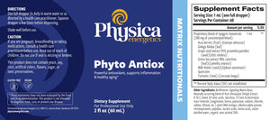 Phyto Antiox by Physica Energetics Supplement Facts