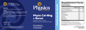 Phyto Cal-Mag with Boron by Physica Energetics Supplement Facts