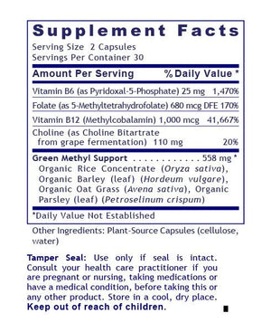 Phyto Methylate by Premier Research Labs Supplement Facts