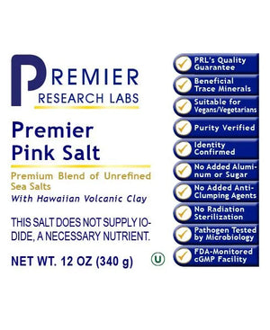 Premier Pink Salt by Premier Research Labs Label