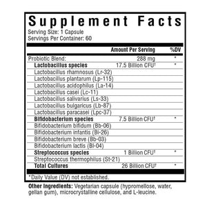 ProBiota 12 by Seeking Health Supplement Facts