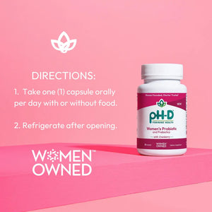 Women's Probiotic by pH-D usage instructions