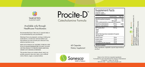Procite-D by Sanesco Supplement Facts