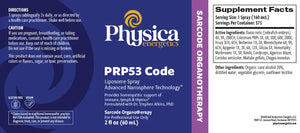 PRP53 Code Liposome Spray by Physica Energetics Supplement Facts
