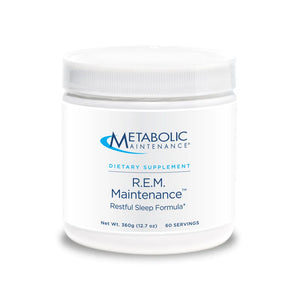 R.E.M. Maintenance by Metabolic Maintenance