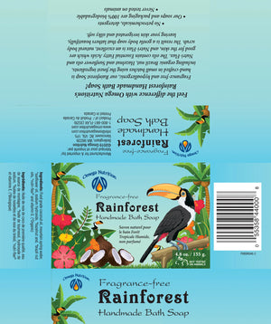 Rainforest Handmade Bath Soap by Omega Nutrition Supplement Facts