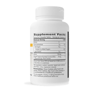 Rhizinate DGL Fructose Free by Integrative Therapeutics Supplement Facts