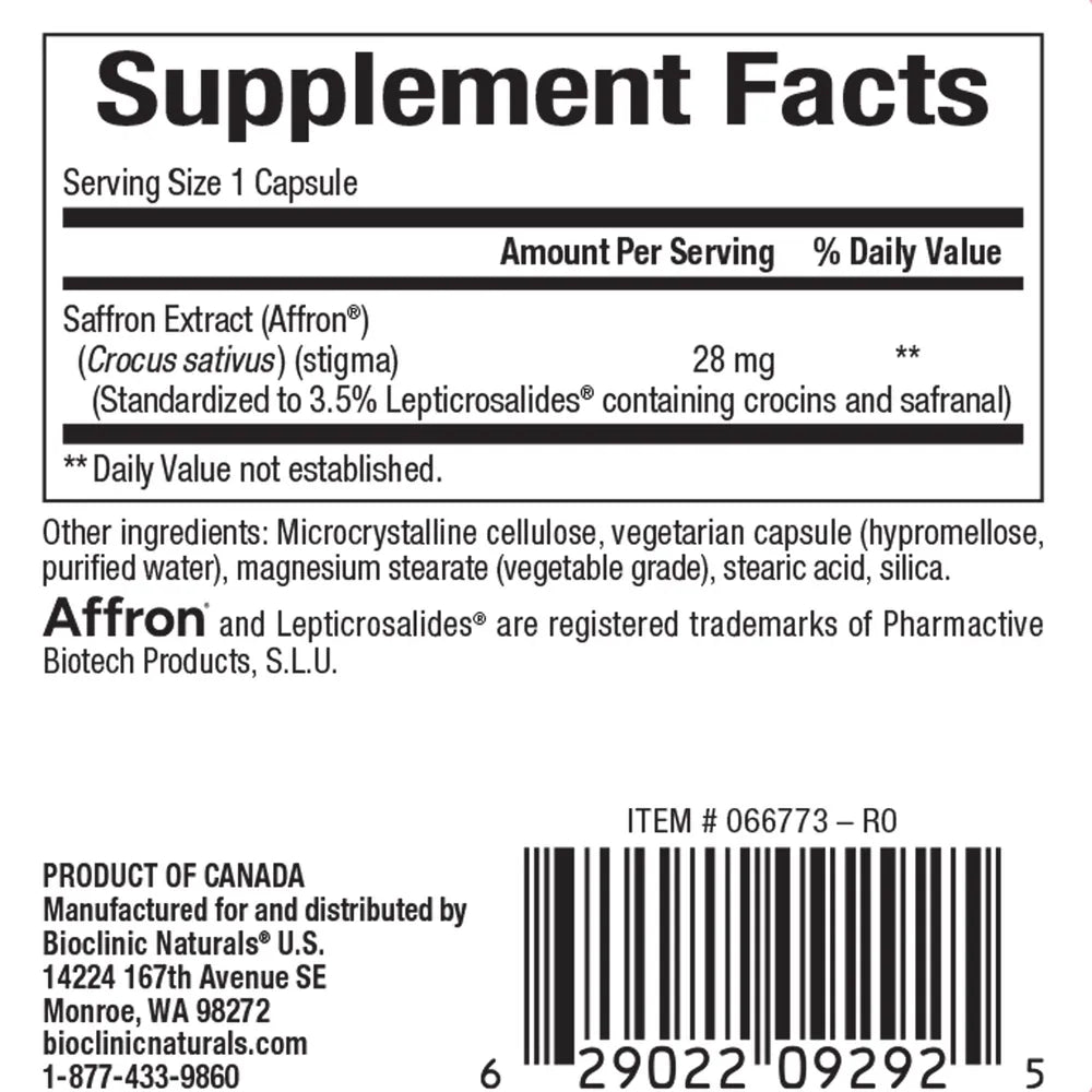Saffron Extract 28mg