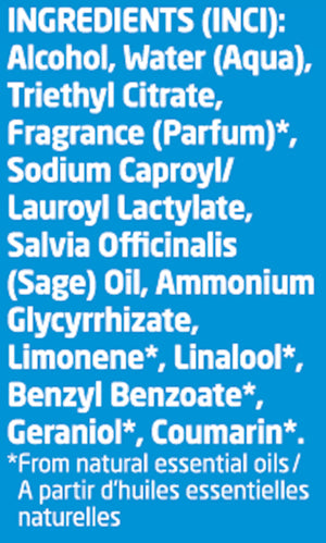 Sage Deodorant by Weleda Supplement Facts