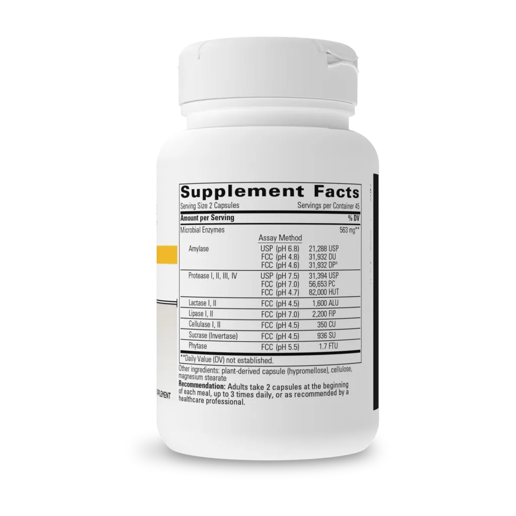 Similase by Integrative Therapeutics Supplement Facts