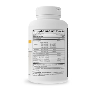 Similase Sensitive Stomach by Integrative Therapeutics Supplement Facts