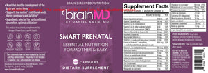Smart Prenatal by Brain MD Label